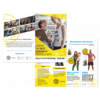 Brochure - Gold's Gym Personal Training, Pack of 200