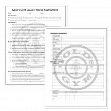 Fitness Assessment Form, Pack of 250